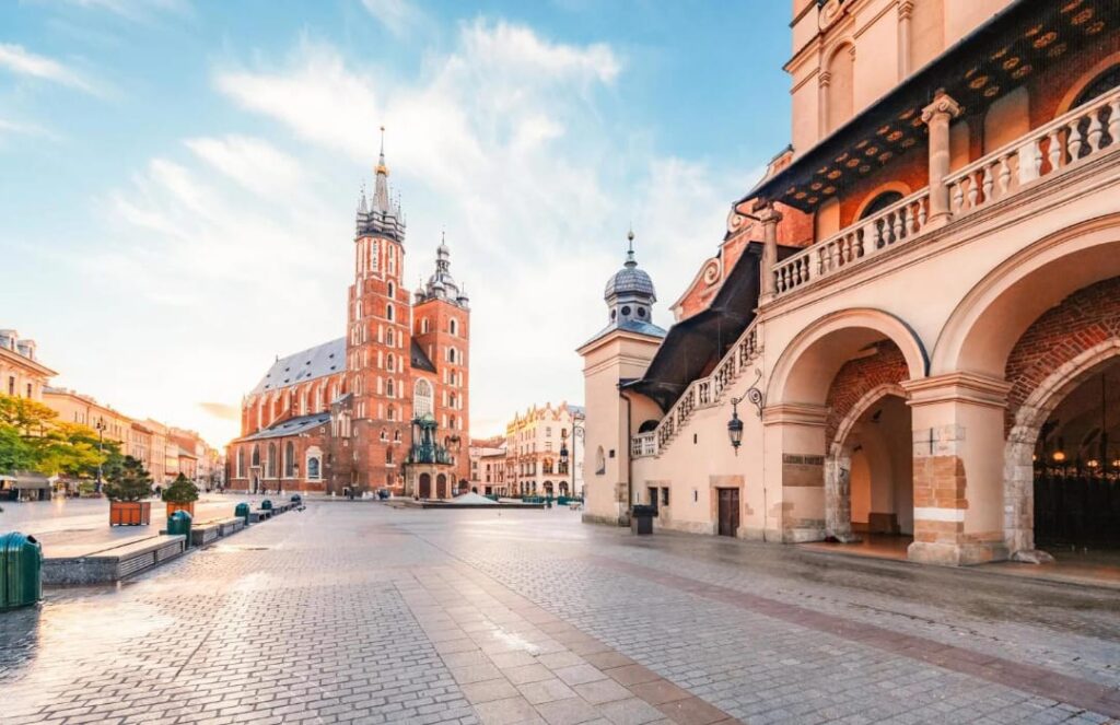 Kraków cleanest city in the world with beautiful Old Town streets
