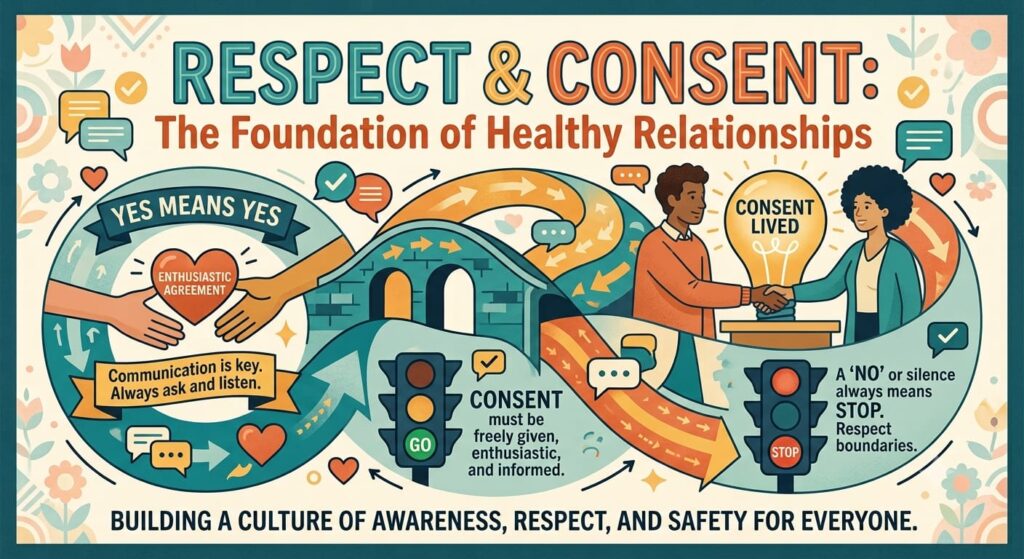 Consent and respect in relationships and personal boundaries